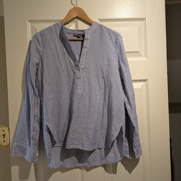 Vince striped 1/2 placket shirt - Picture 5 of 11